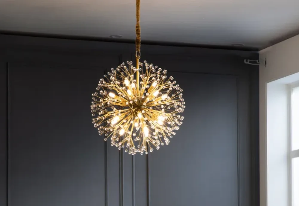 crystal flower chandelier