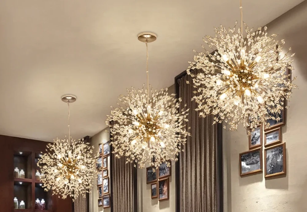 flushmount crystal chandelier