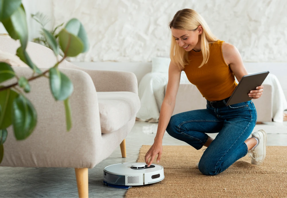 robot vacuum cleaner with charging station