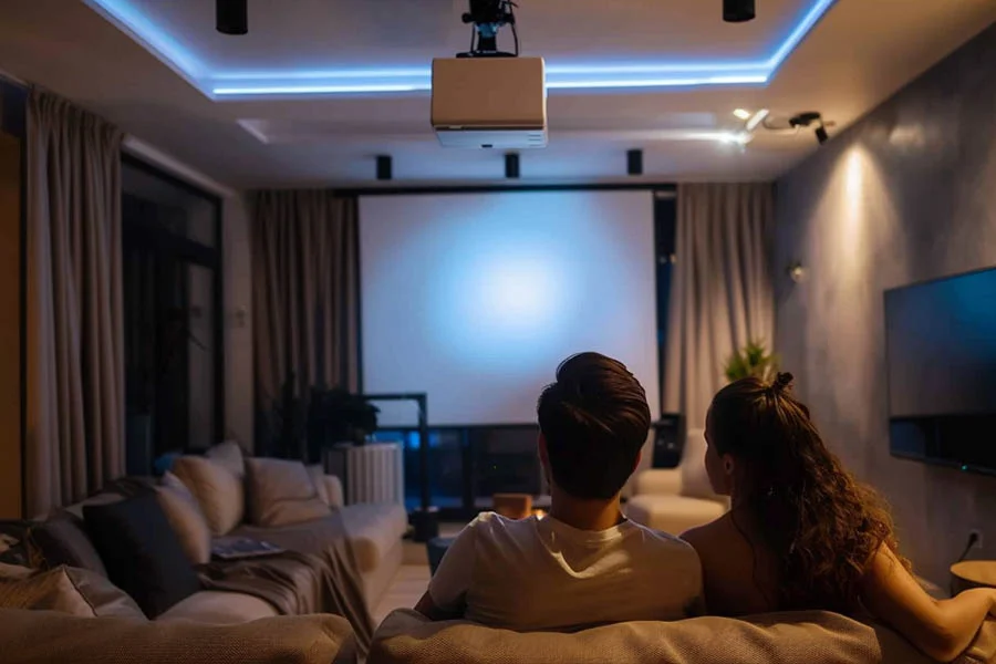 living room tv projector