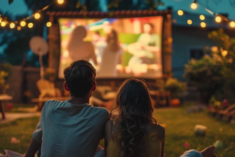 living room tv projector